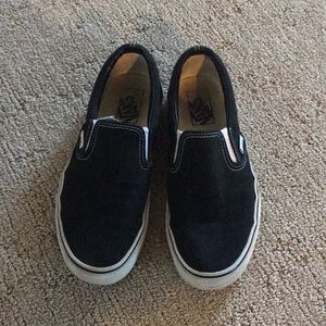 Black Slip on Vans